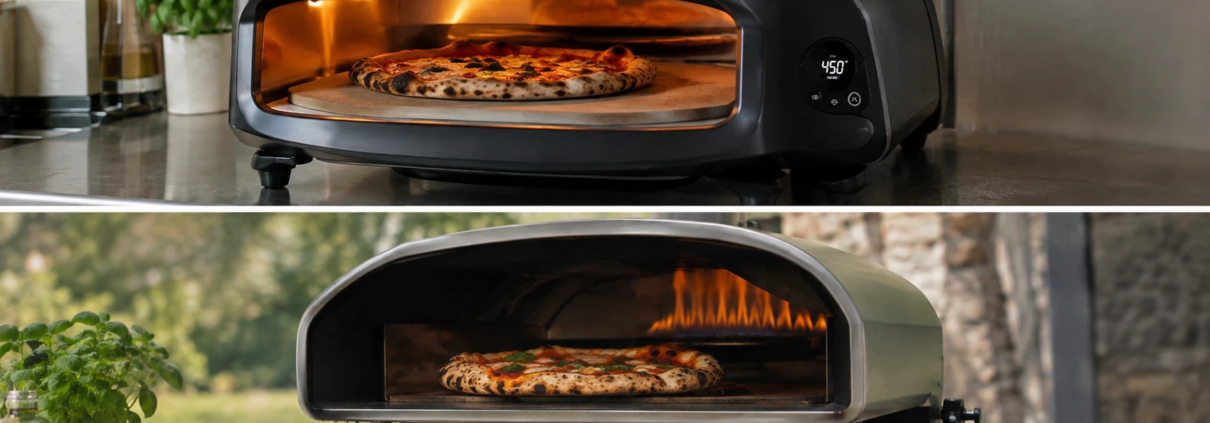 Piec gazowy i elektryczny do pizzy